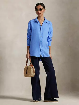 POLO RALPH LAUREN | Blouse en lin | blau